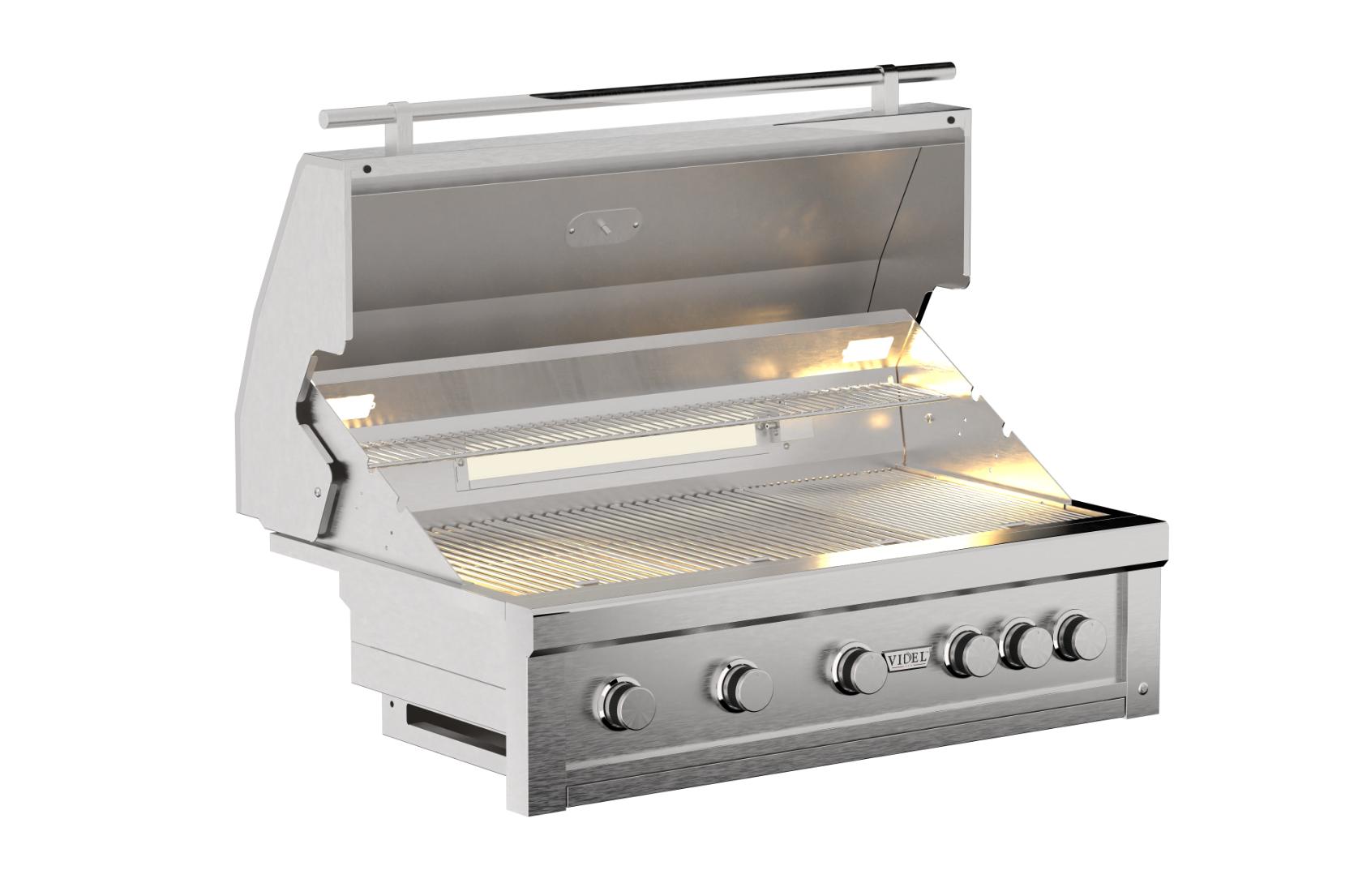 Videl USA Maestro 112L Complete BBQ Island with Double Side Burner and Sink