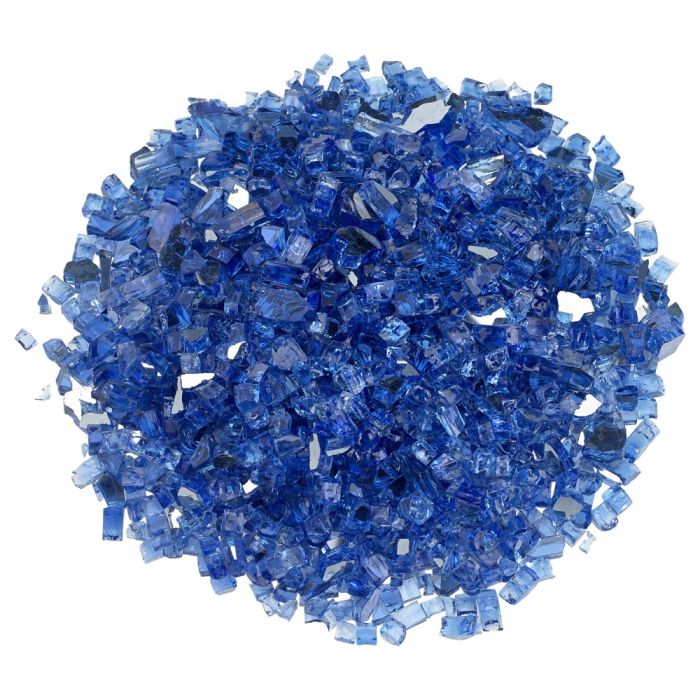 American Fire Glass Cobalt Reflective 10 Pound Bag