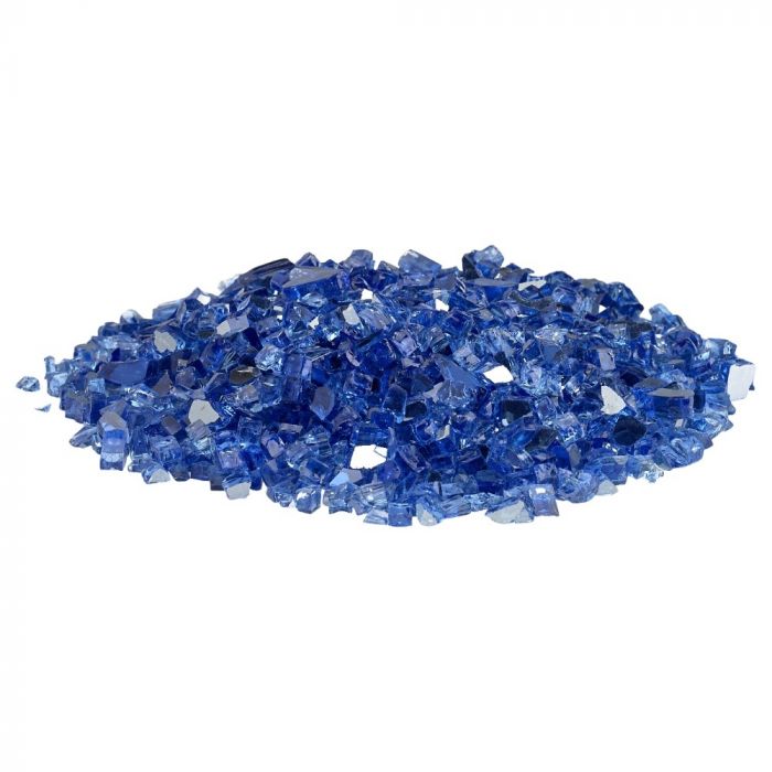 American Fire Glass Cobalt Reflective 10 Pound Bag