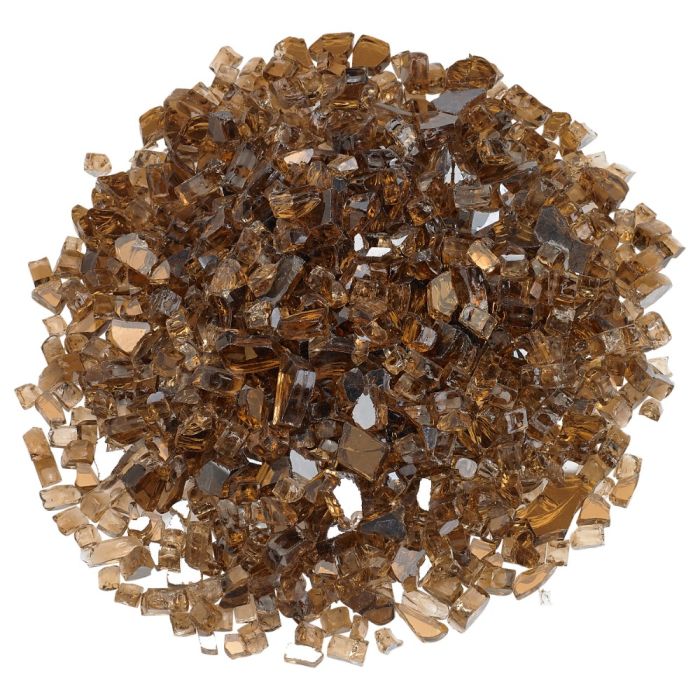 American Fire Glass Copper Reflective 10 Pound Bag
