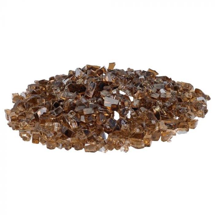 American Fire Glass Copper Reflective 10 Pound Bag
