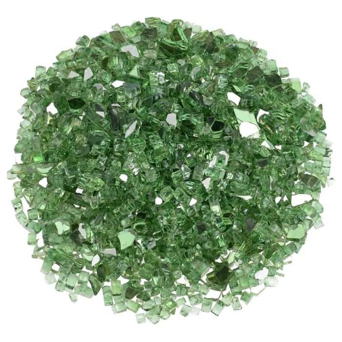 American Fire Glass Evergreen Reflective 10 Pound Bag