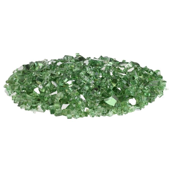 American Fire Glass Evergreen Reflective 10 Pound Bag