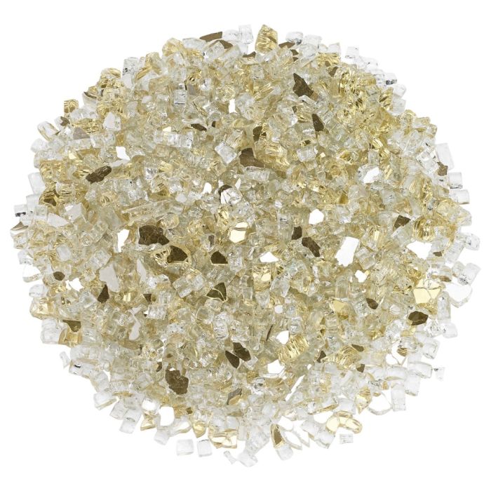 American Fire Glass Gold Reflective 10 Pound Bag
