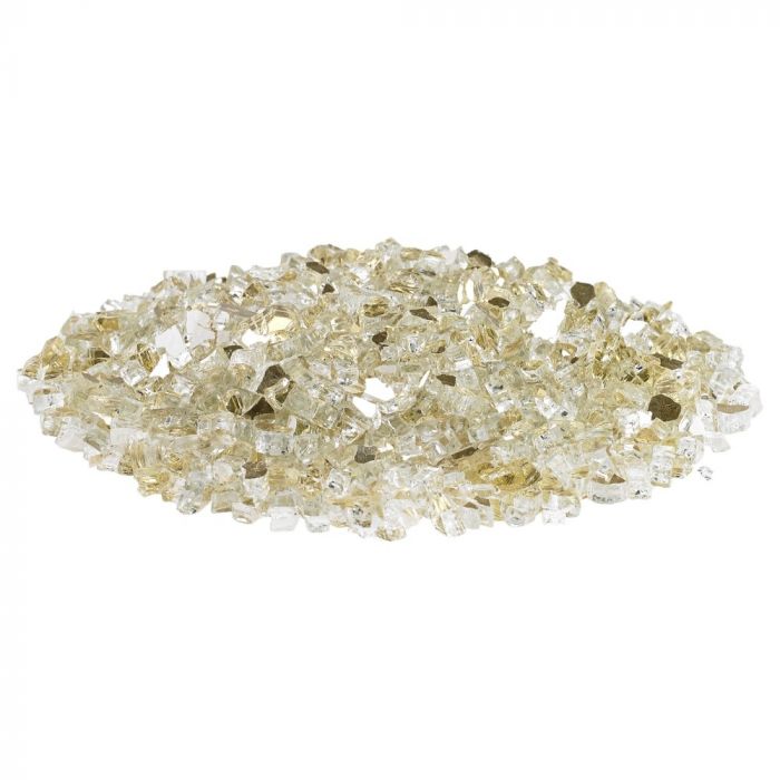 American Fire Glass Gold Reflective 10 Pound Bag