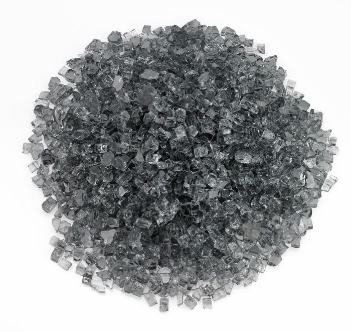 American Fire Glass Gray 10 Pound Bag
