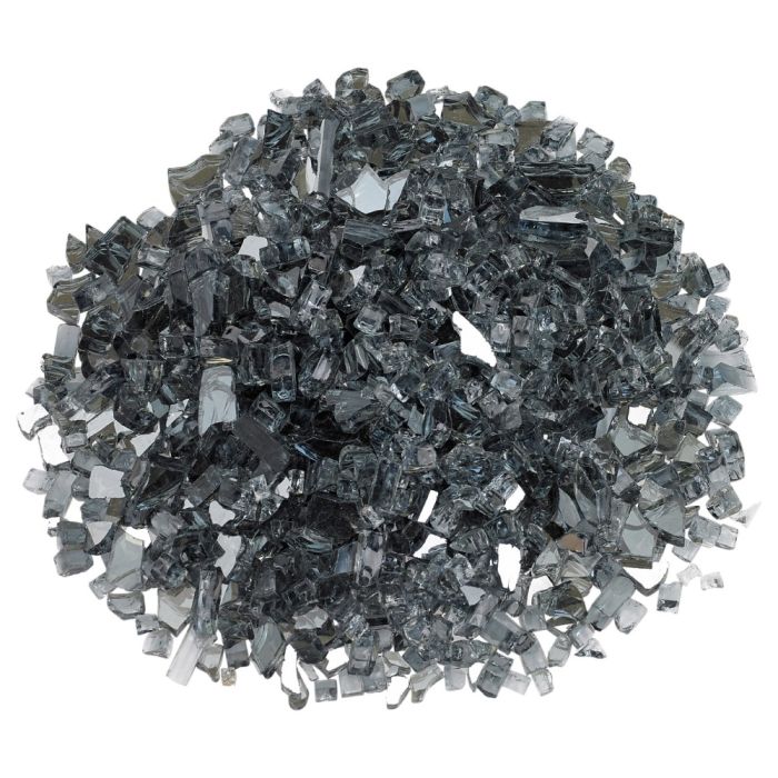 American Fire Glass Gray Reflective 10 Pound Bag