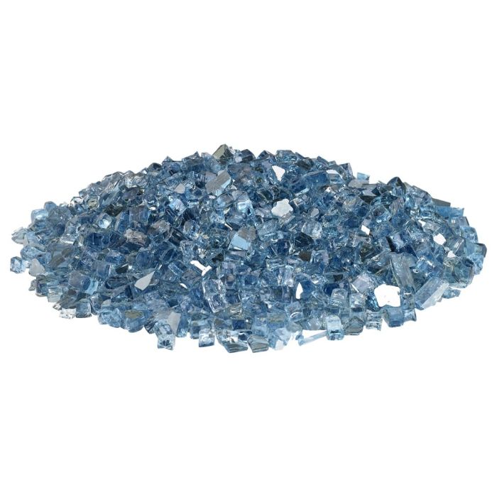 American Fire Glass Pacific Blue 10 Pound Bag