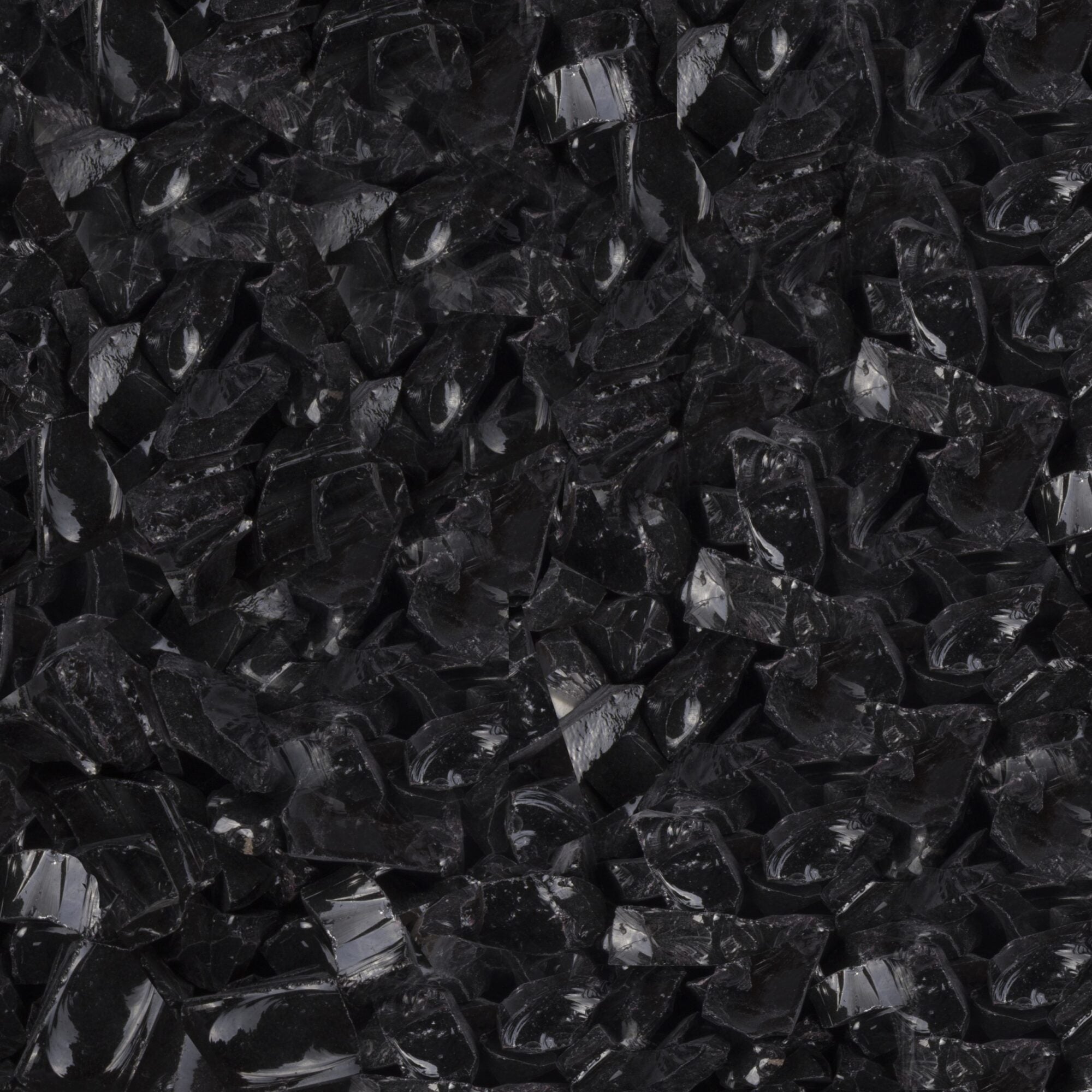 The Outdoor Plus 25lb bag - Black Glass - 1/2"-3/4" - Backyard Ember