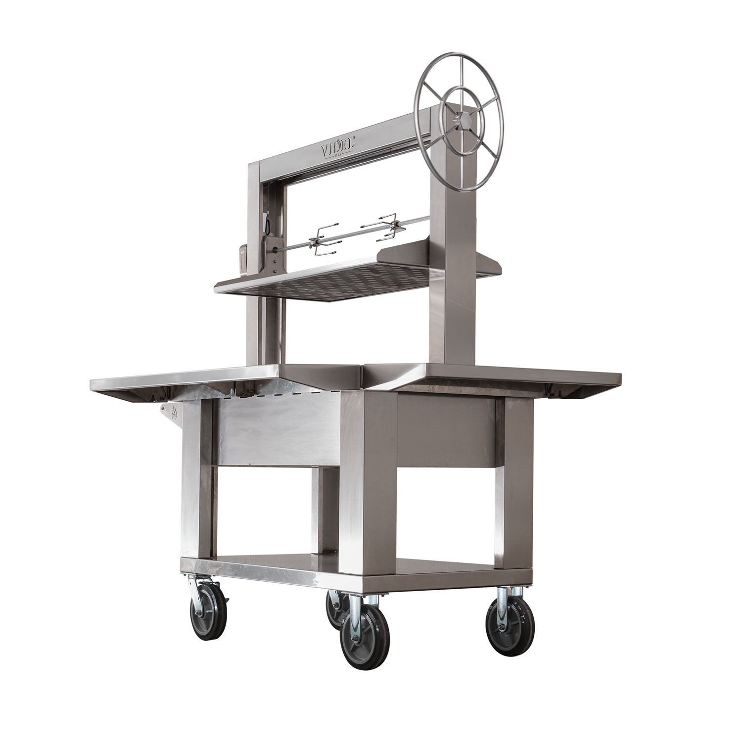 Videl USA Brasa II Santa Maria Style Grill - Stainless Steel - Backyard Ember