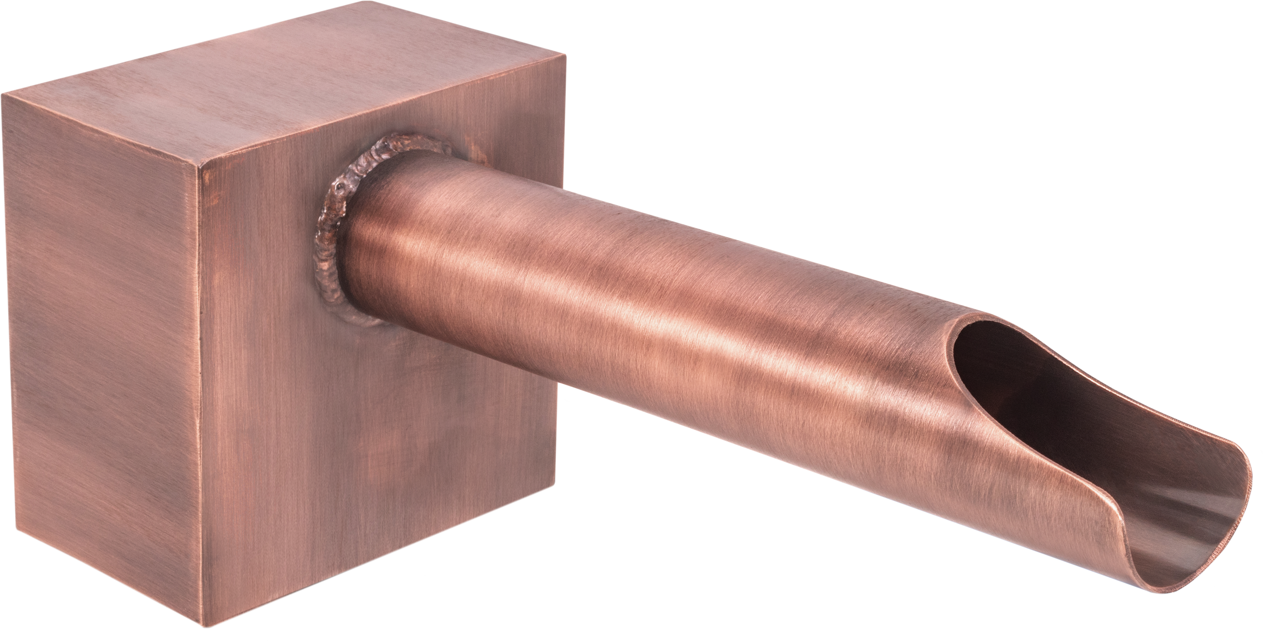 The Outdoor Plus Cannon Scupper - Copper - Backyard Ember