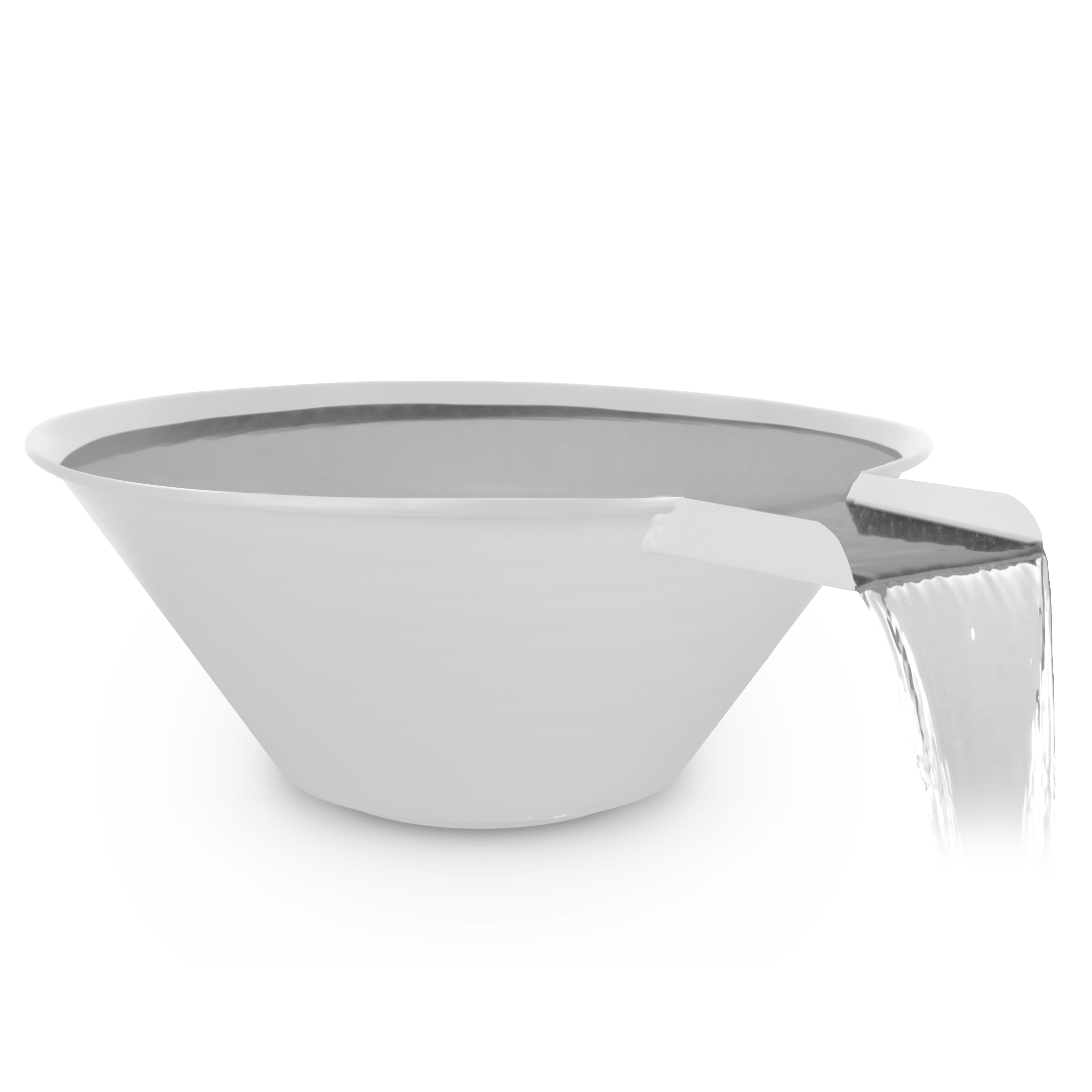 The Outdoor Plus Round Cazo Water Bowl - Powder Coated - Backyard Ember