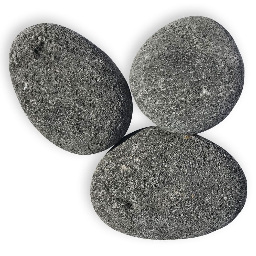 American Fire Products 4" - 6" X-Large Gray Tumbled Lava Stone