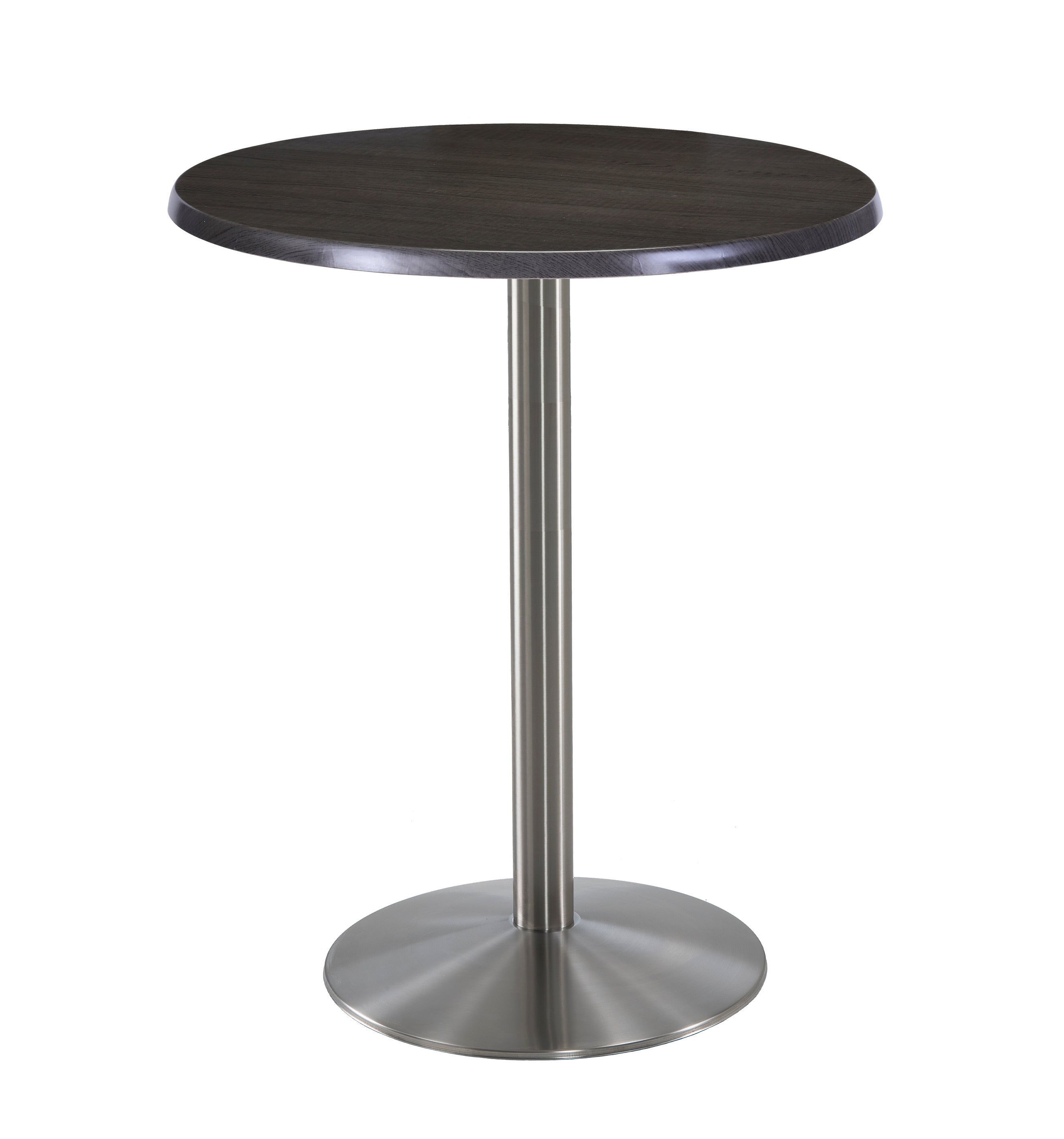 Holland Bar Stool 42-Inch Bar Height Round Patio Table - Indoor/Outdoor, Stainless Steel Base