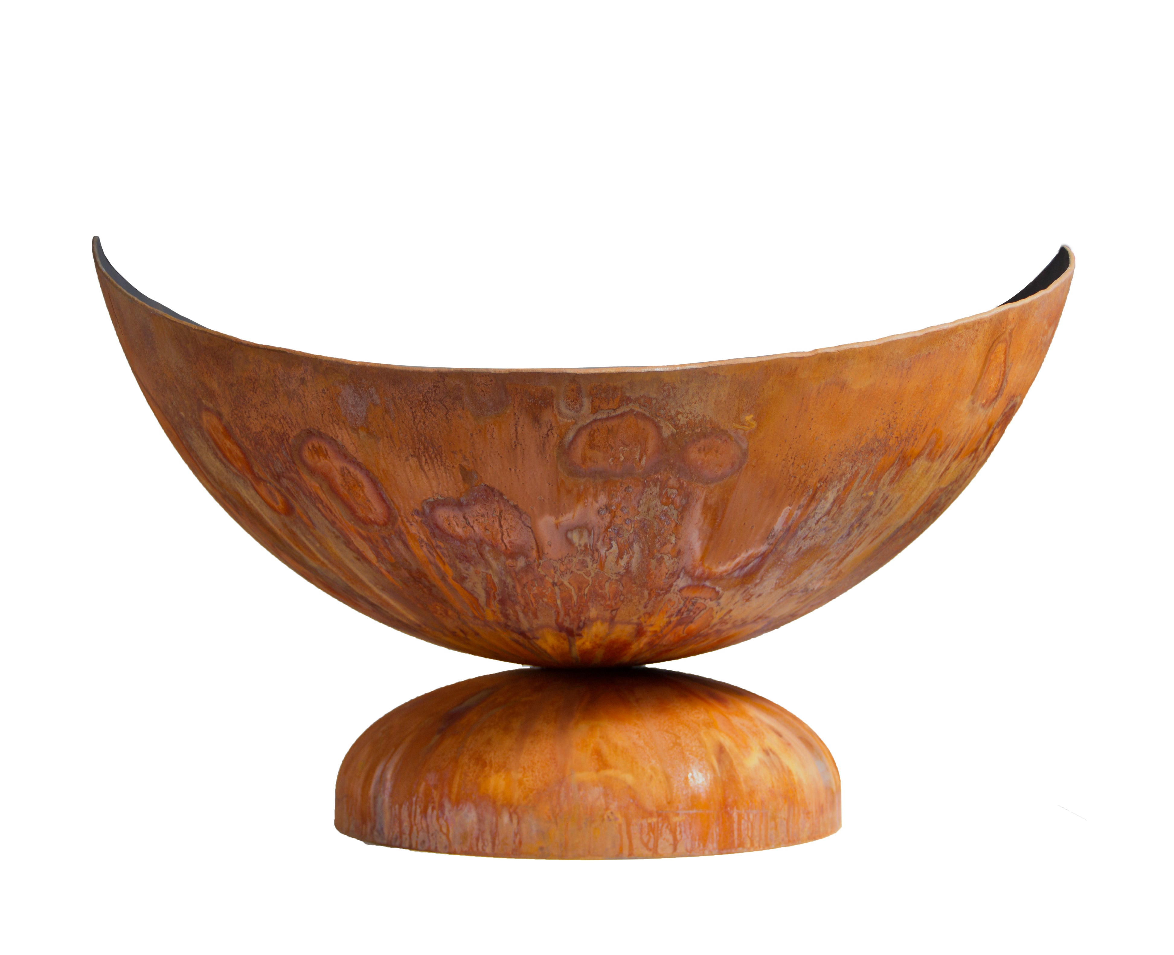 Ohio Flame Lunar Artisan Steel Fire Bowl