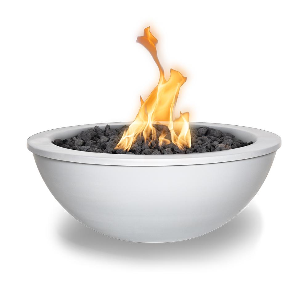 The Outdoor Plus Round Sedona Fire Bowl - Powder Coated Metal - 48-Inch - Backyard Ember