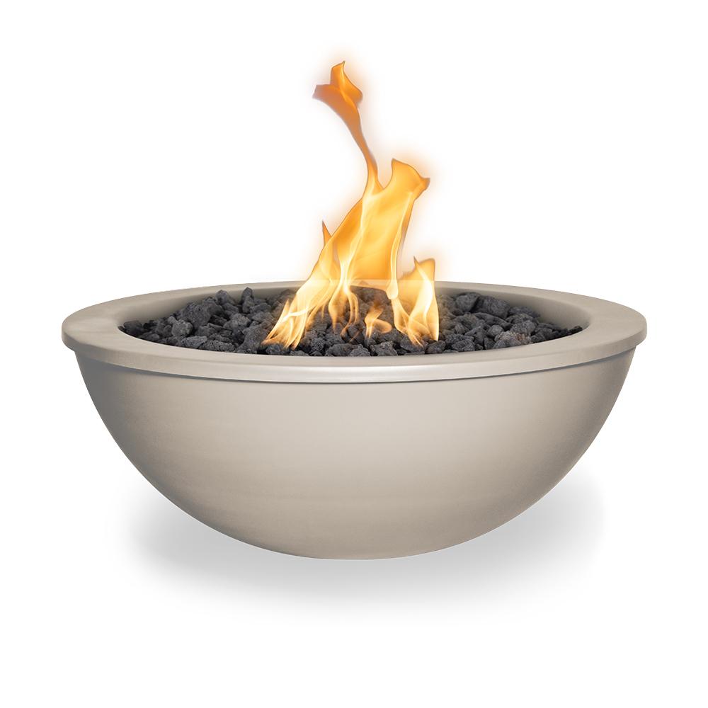 The Outdoor Plus Round Sedona Fire Bowl - Powder Coated Metal - 48-Inch - Backyard Ember