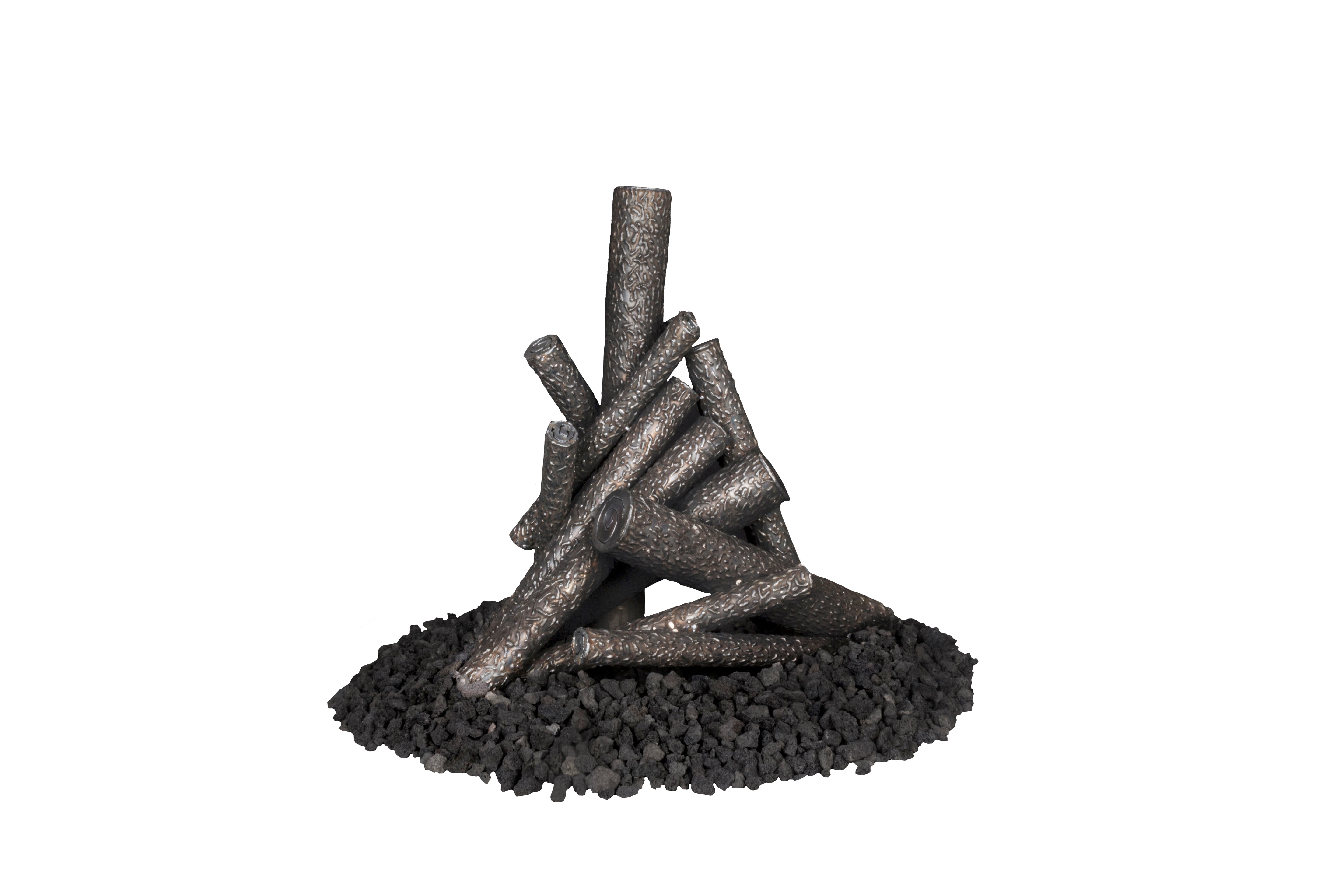 The Outdoor Plus Steel Fire Pit Log Pile 19" - Backyard Ember