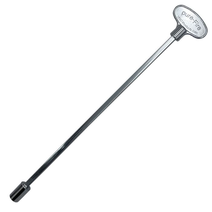12" Polished Chrome Universal Gas Key