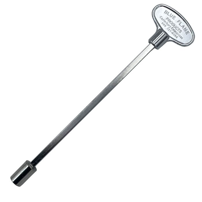 8" Polished Chrome Universal Gas Key