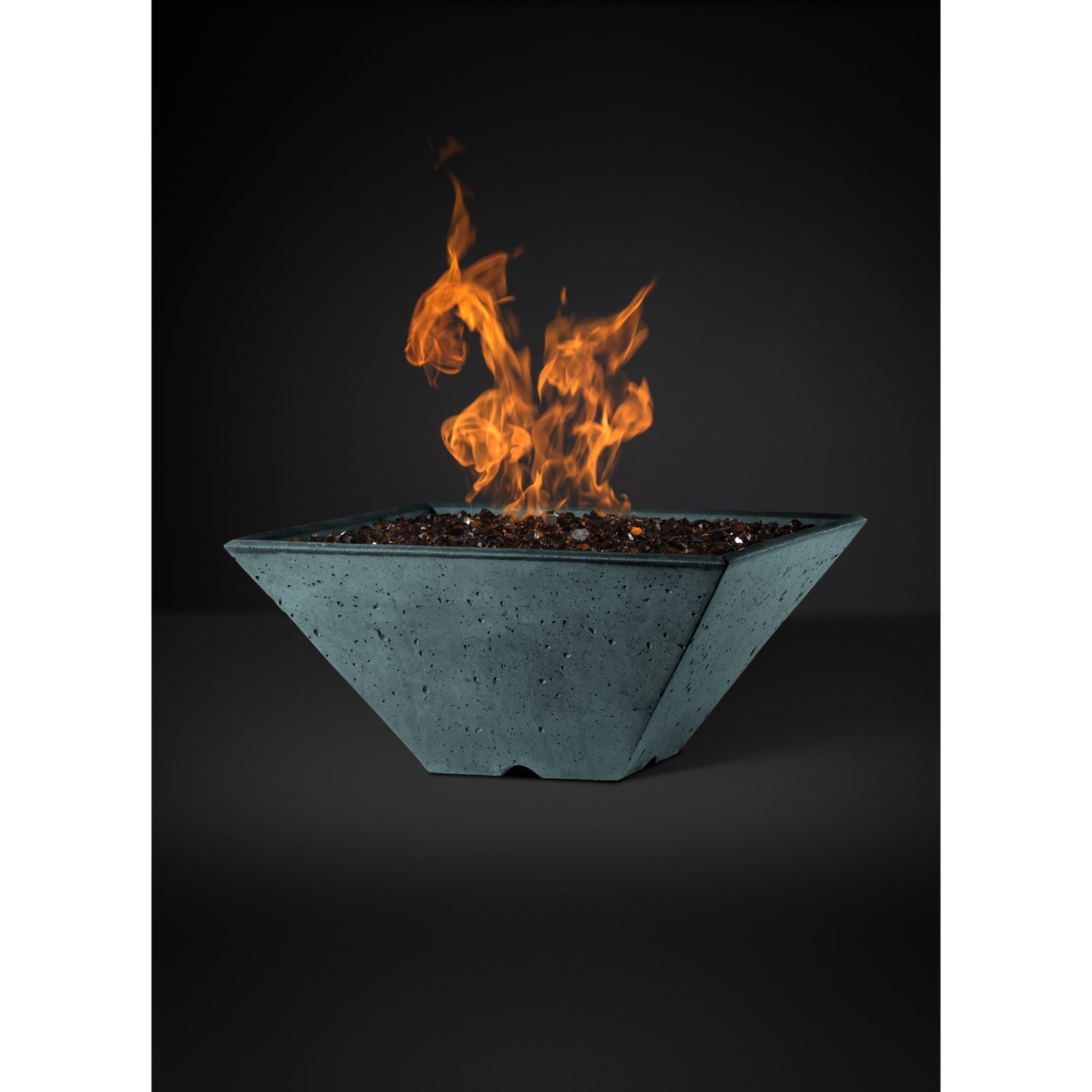 Slick Rock Ridgeline Square Fire Bowl - Match-Lit