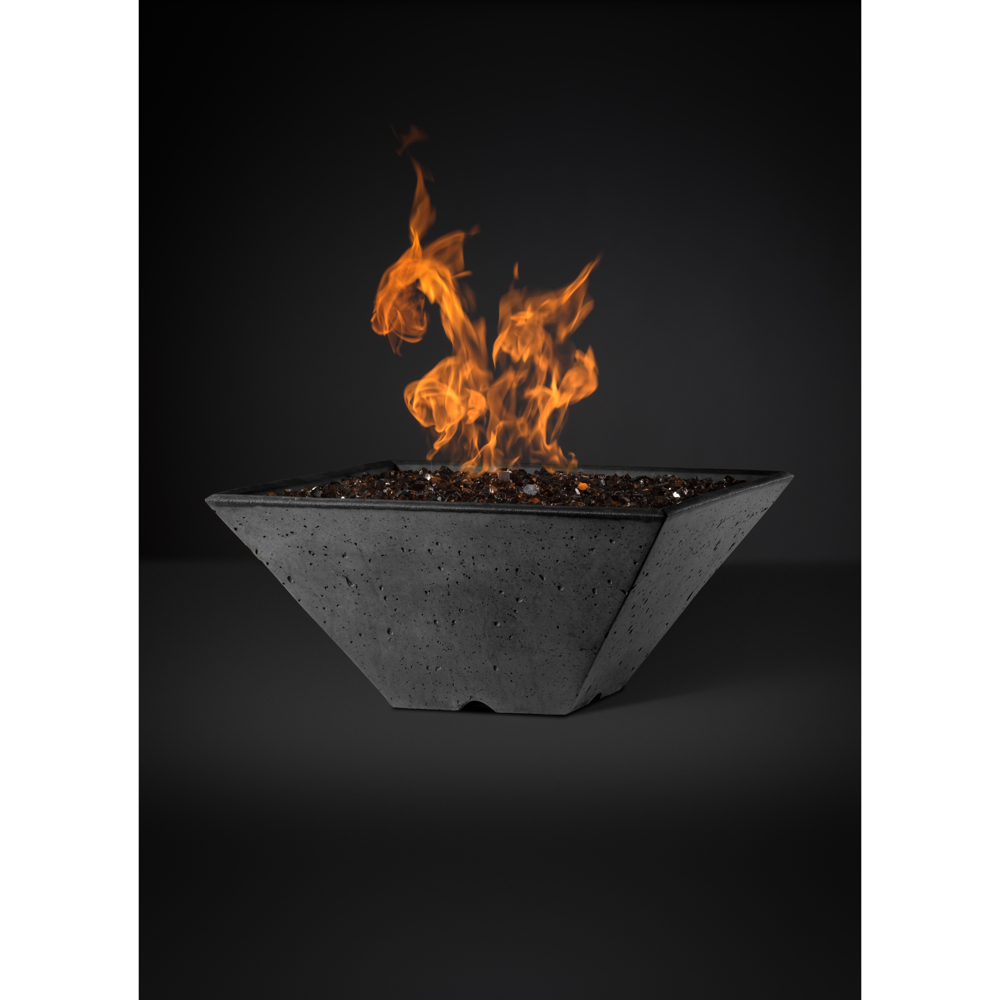 Slick Rock Ridgeline Square Fire Bowl - Match-Lit