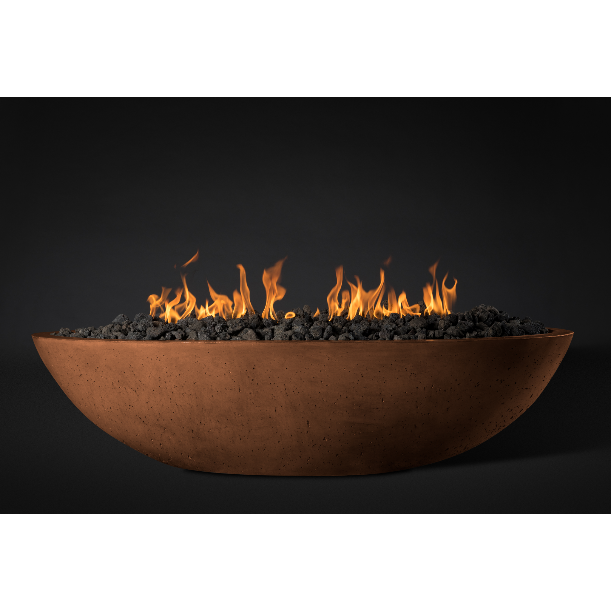 Slick Rock Oasis Oval Fire Bowl - Match-Lit