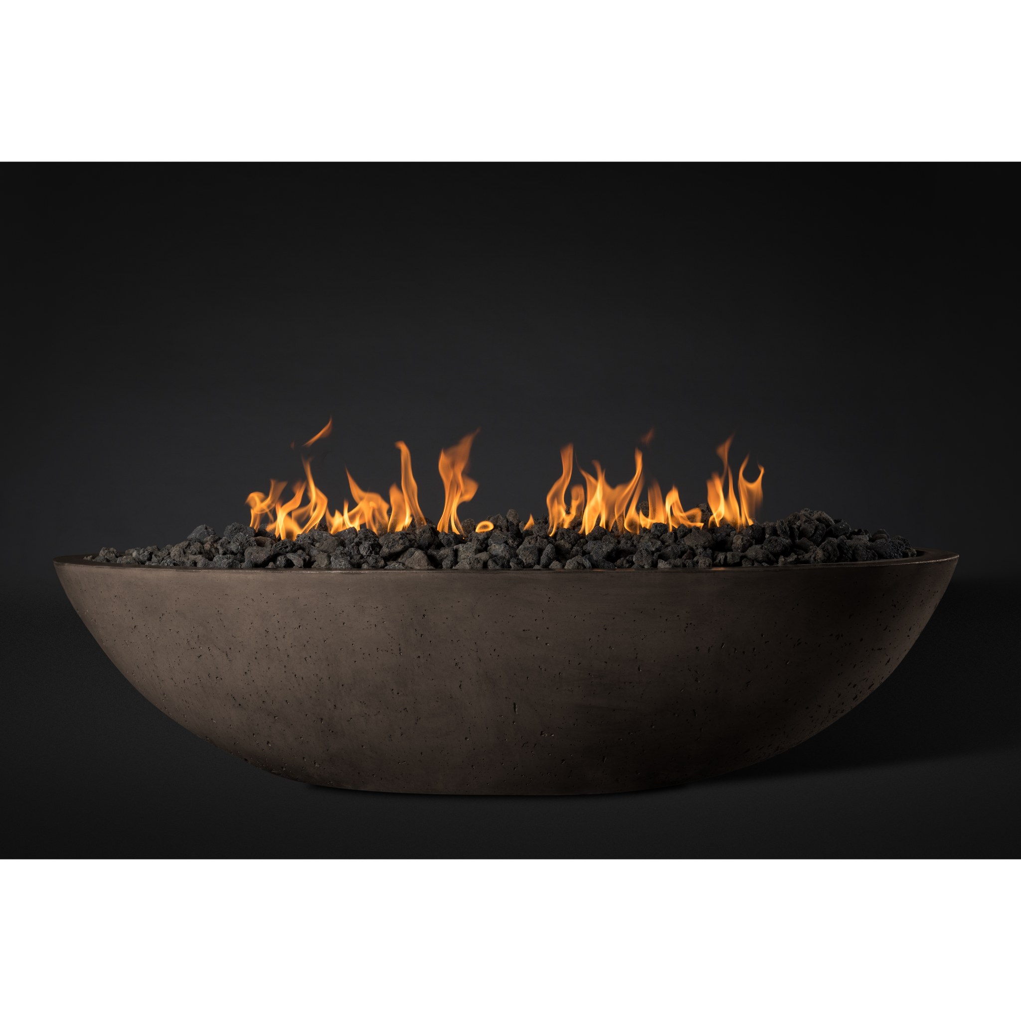 Slick Rock Oasis Oval Fire Bowl - Match-Lit