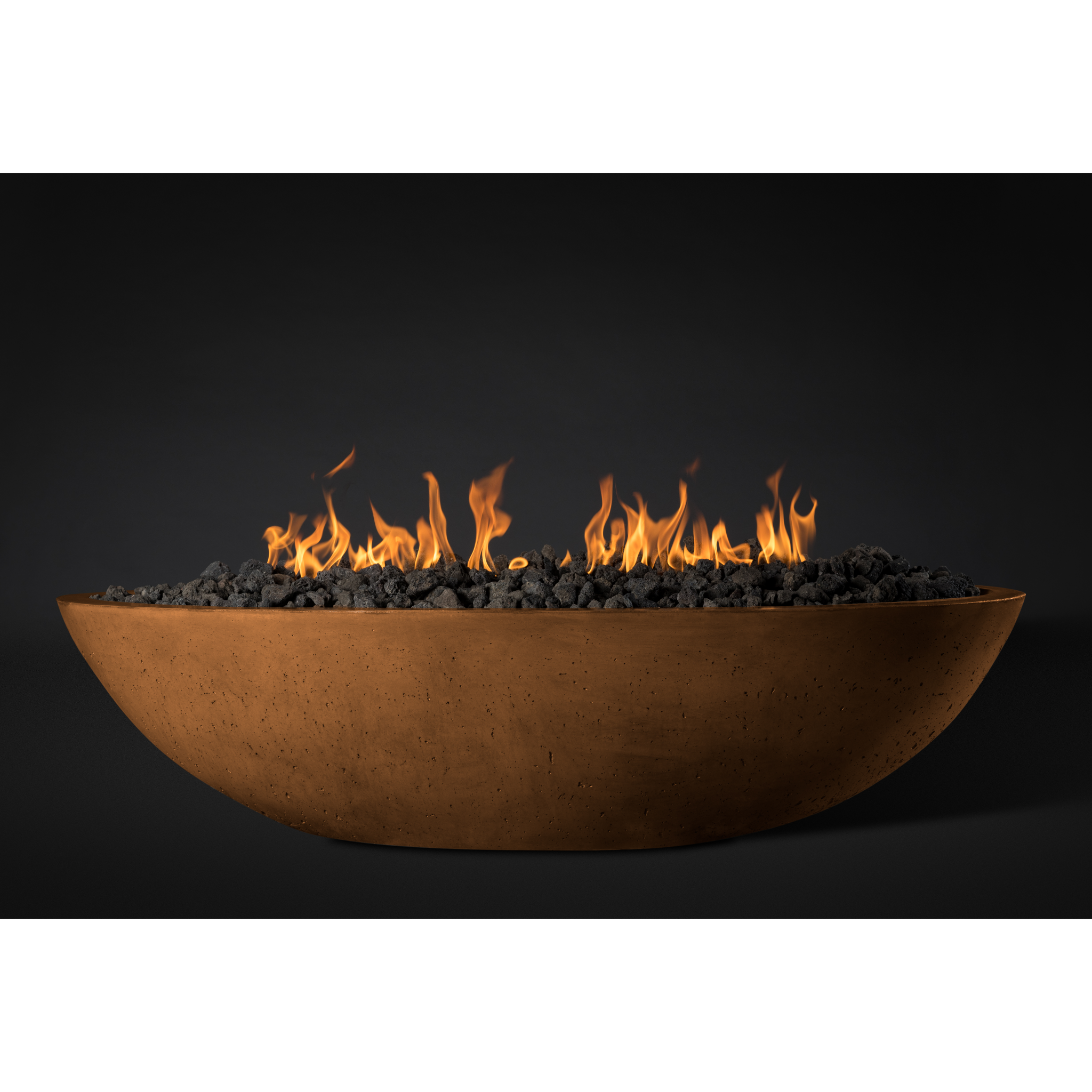 Slick Rock Oasis Oval Fire Bowl - Match-Lit