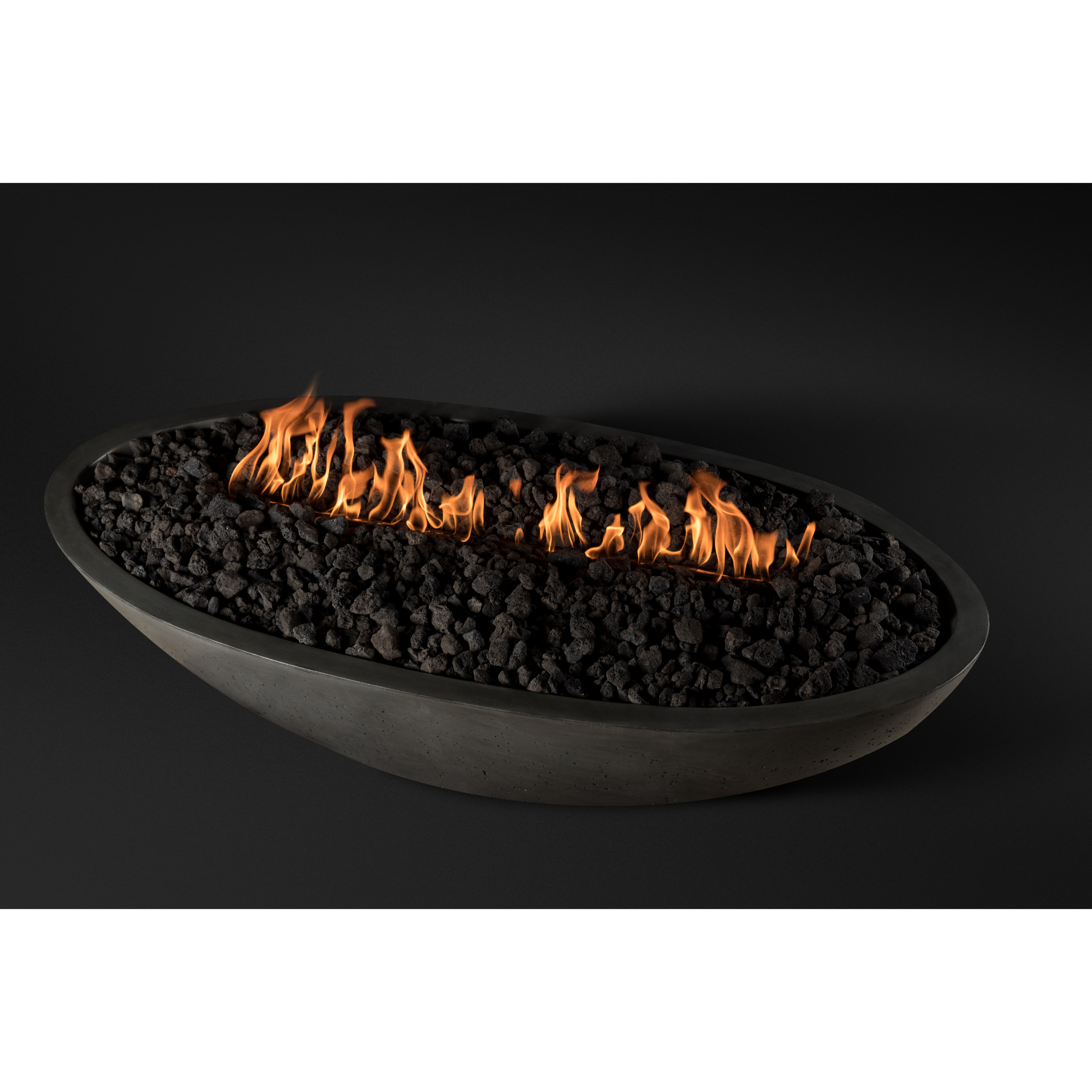 Slick Rock Oasis Oval Fire Bowl - Match-Lit