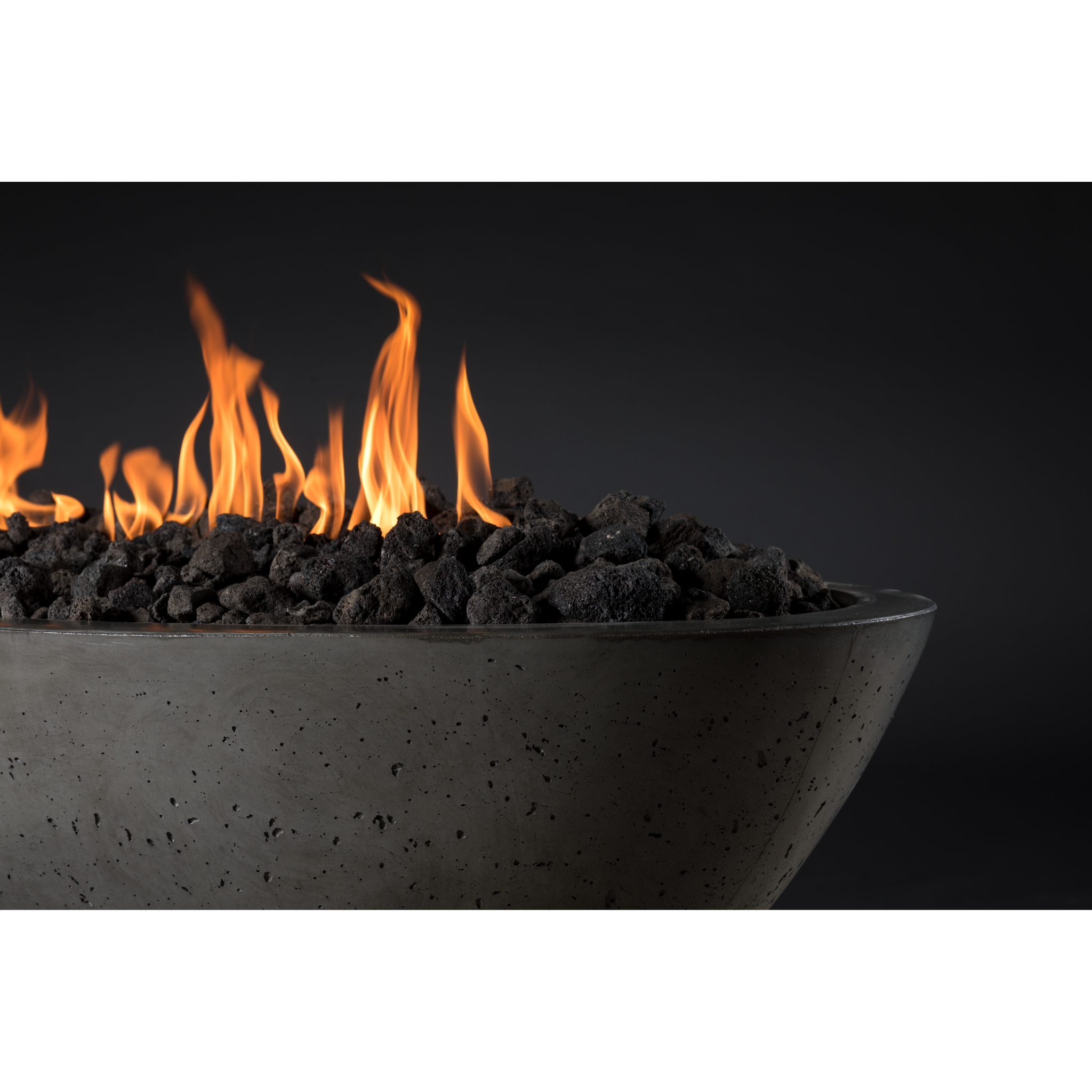 Slick Rock Oasis Oval Fire Bowl - Match-Lit
