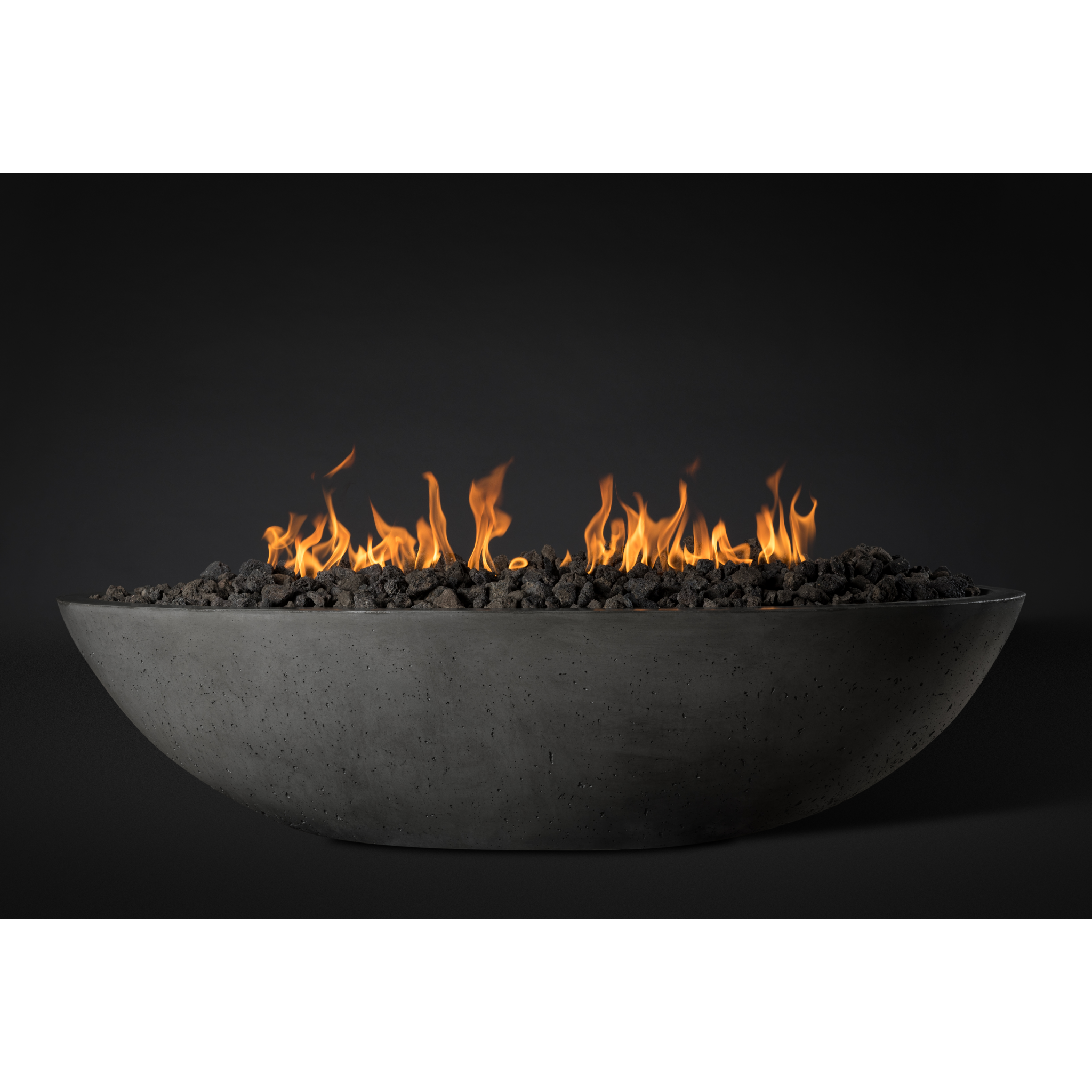 Slick Rock Oasis Oval Fire Bowl - Match-Lit