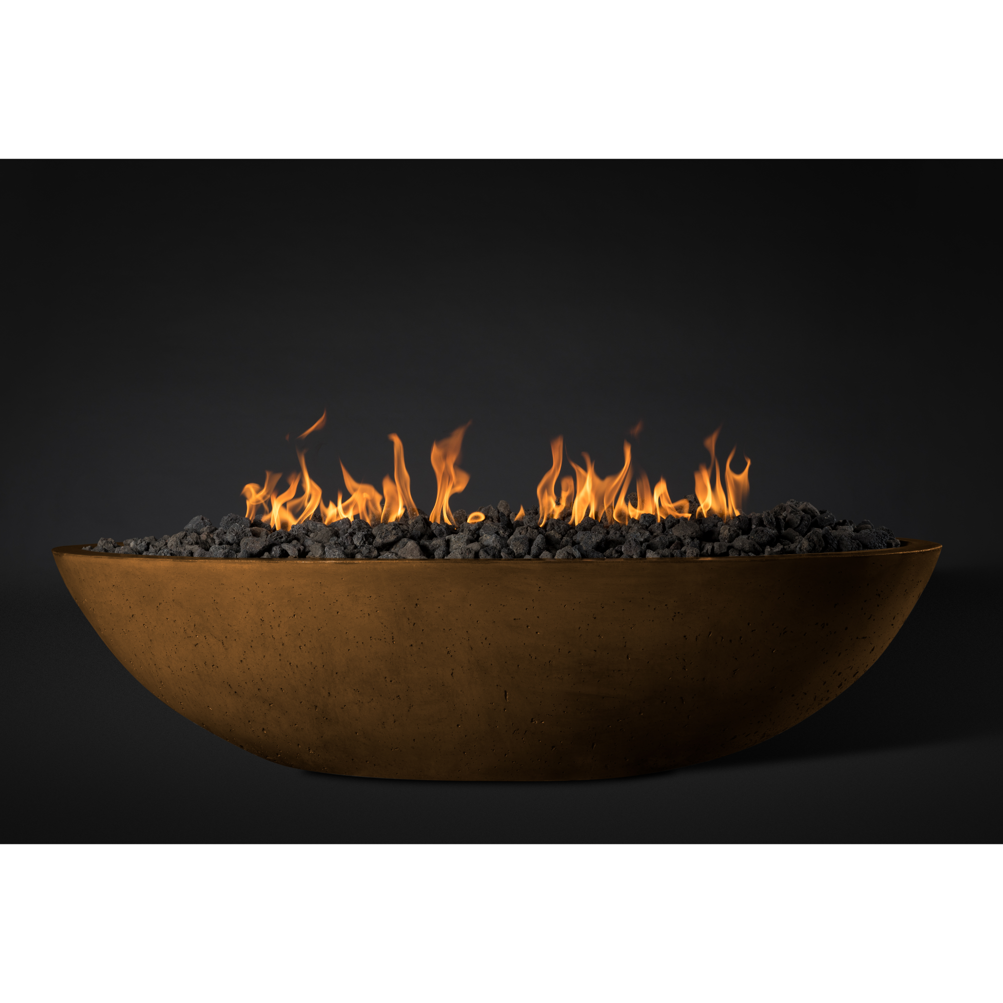 Slick Rock Oasis Oval Fire Bowl - Match-Lit