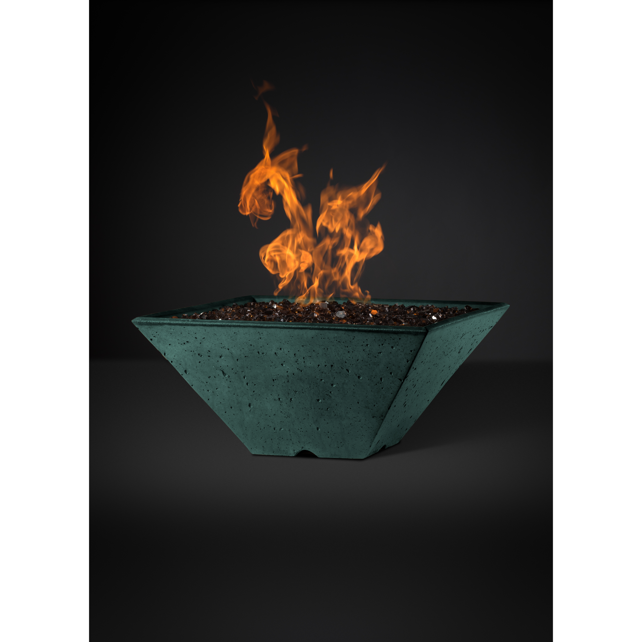 Slick Rock Ridgeline Square Fire Bowl - Match-Lit