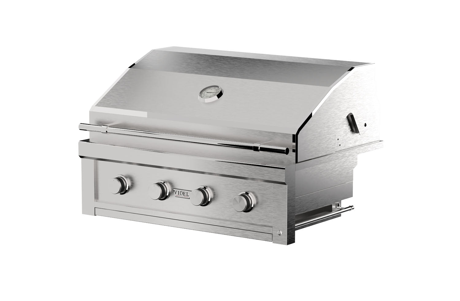 Videl USA Gran Fuego 36-Inch Built-In Gas Grill - Premium 4 Burner Outdoor Grill - Backyard Ember