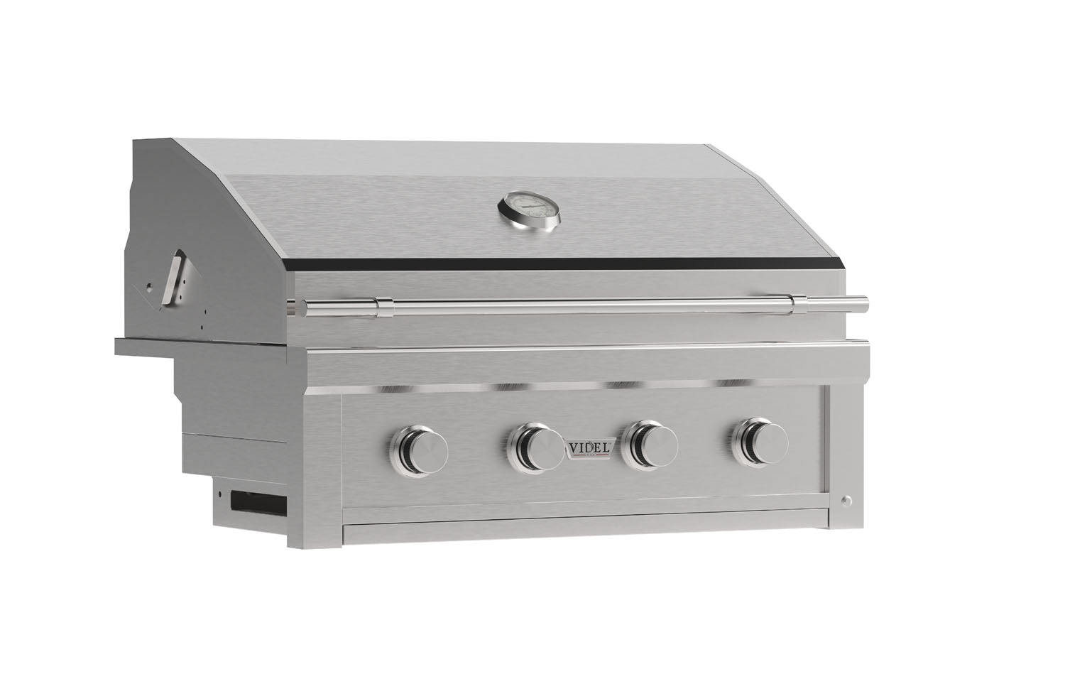 Videl USA Gran Fuego 36-Inch Built-In Gas Grill - Premium 4 Burner Outdoor Grill - Backyard Ember