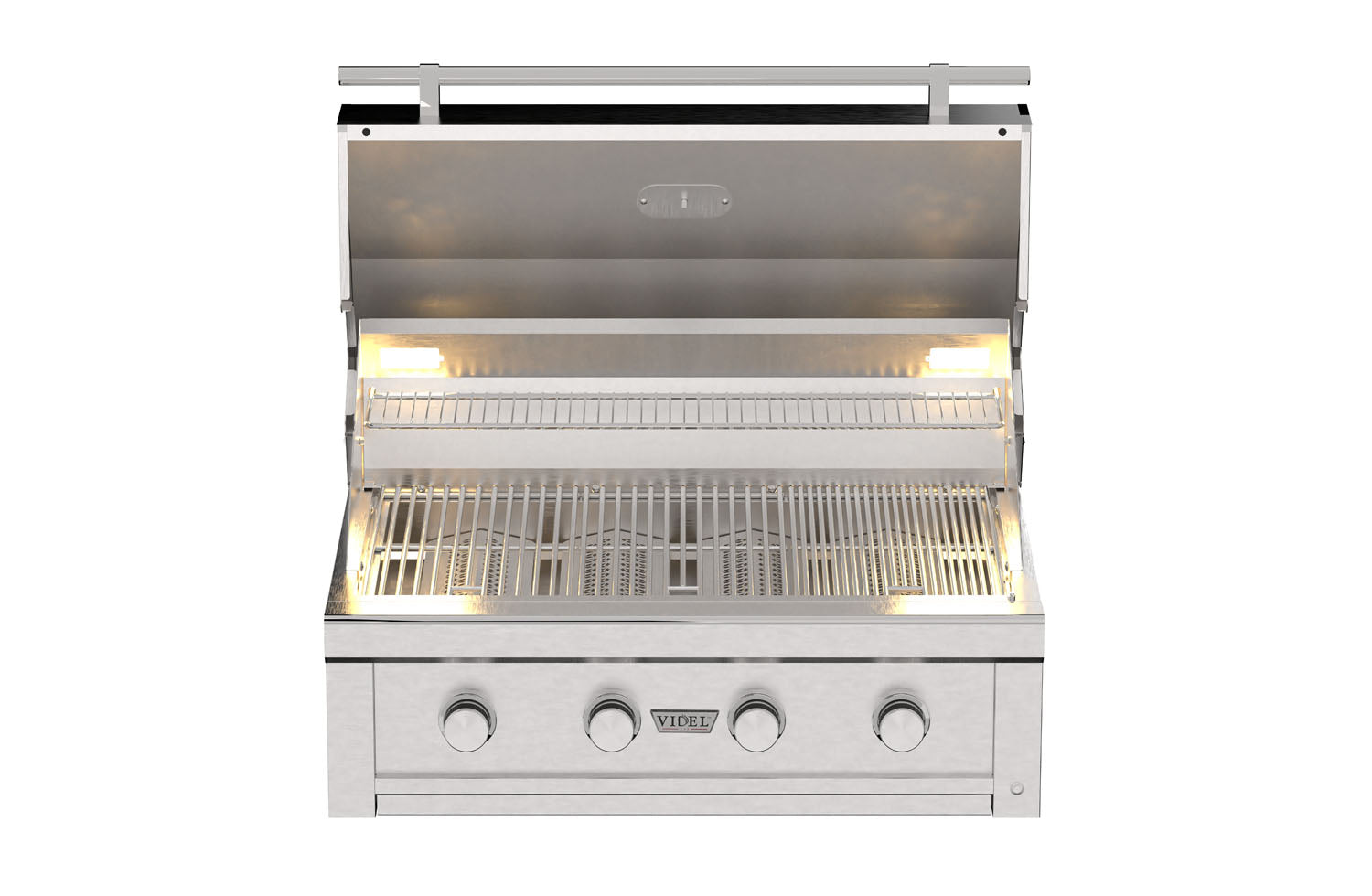 Videl USA Gran Fuego 36-Inch Built-In Gas Grill - Premium 4 Burner Outdoor Grill - Backyard Ember