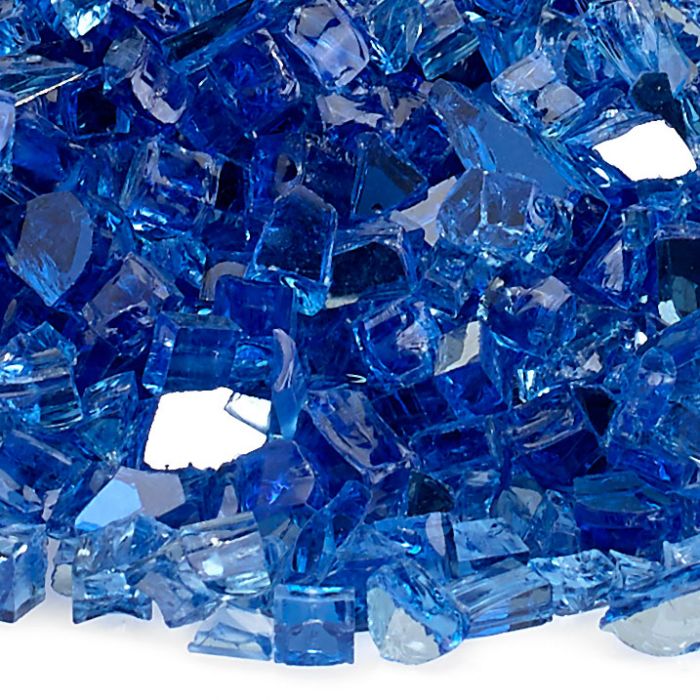 American Fire Glass Cobalt Reflective 10 Pound Bag