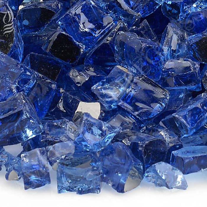 American Fire Glass Cobalt Reflective 10 Pound Bag