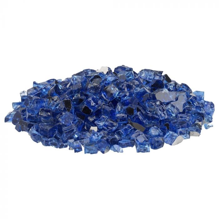 American Fire Glass Cobalt Reflective 10 Pound Bag