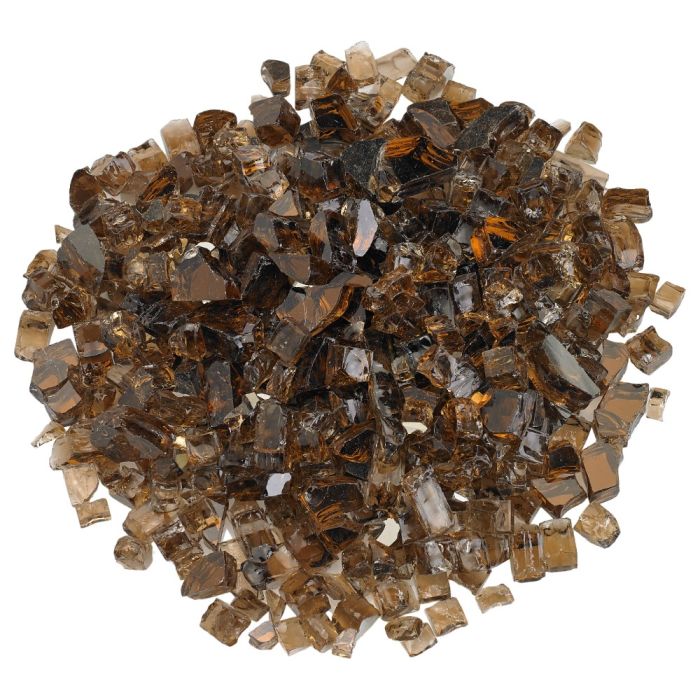 American Fire Glass Copper Reflective 10 Pound Bag