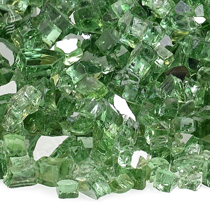 American Fire Glass Evergreen Reflective 10 Pound Bag
