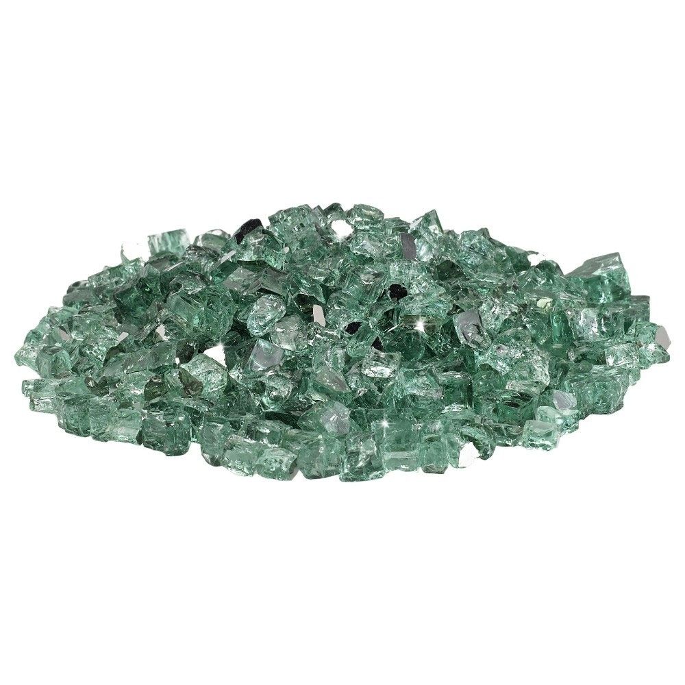 American Fire Glass Evergreen Reflective 10 Pound Bag