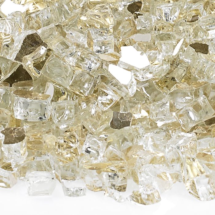 American Fire Glass Gold Reflective 10 Pound Bag