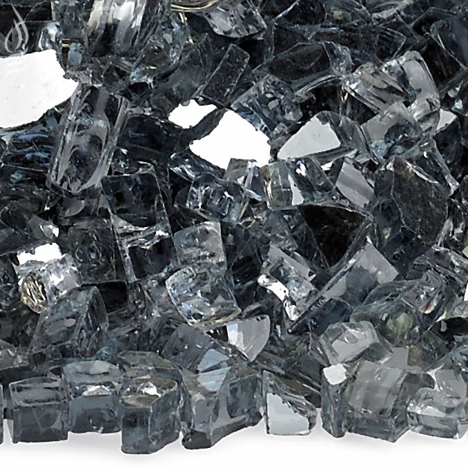 American Fire Glass Gray Reflective 10 Pound Bag