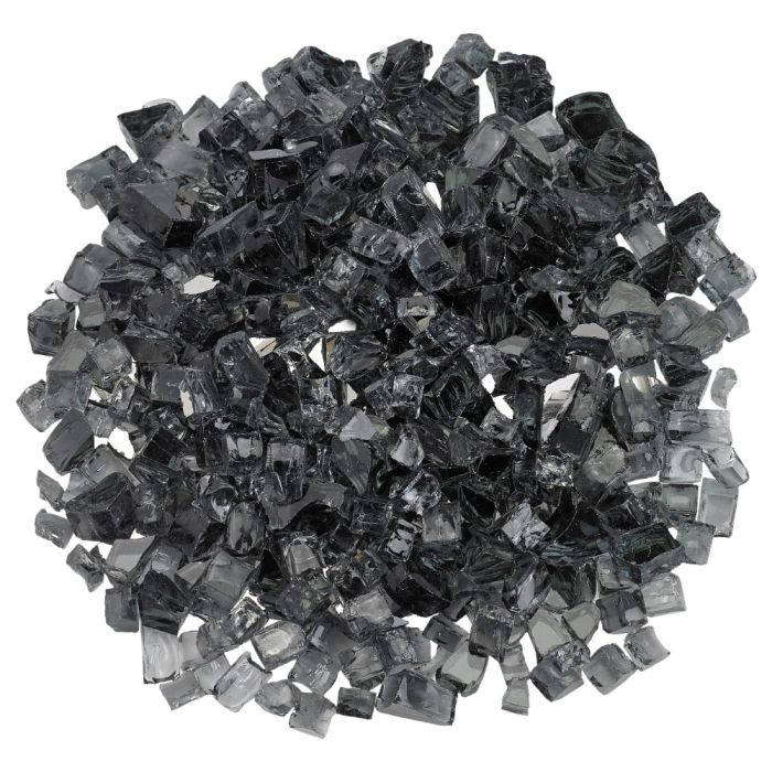 American Fire Glass Gray Reflective 10 Pound Bag