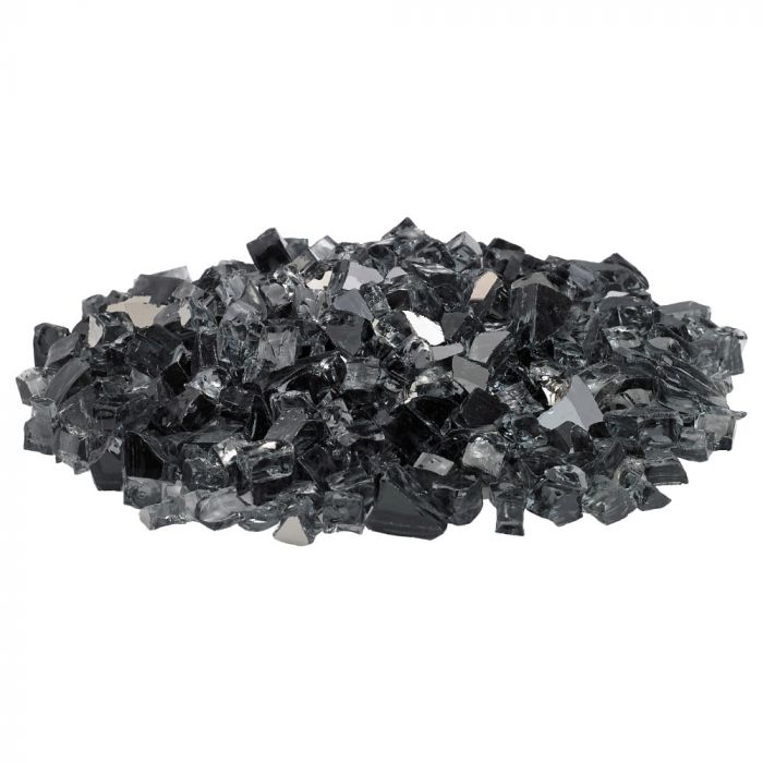 American Fire Glass Gray Reflective 10 Pound Bag