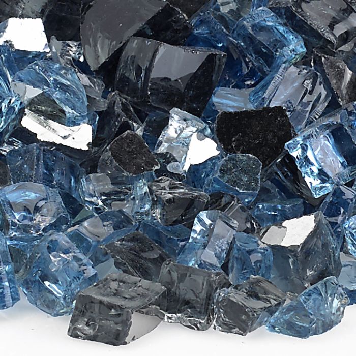 American Fire Glass 1/2" Maui Breeze Reflective 10 Pound Bag
