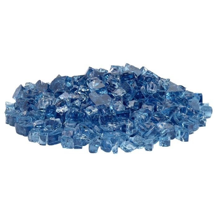 American Fire Glass Pacific Blue 10 Pound Bag