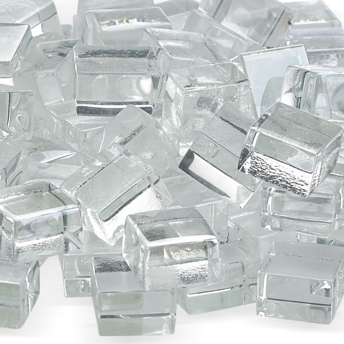 American Fire Glass 1/2" Starfire Luster Cubes 10 Pound Bag